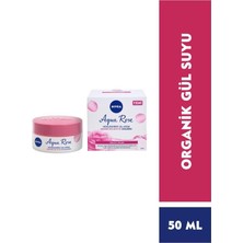 Renas Store Nıvea Aqua Rose Hyaluron ve Organik Gül Suyu Içeren Nemlendirici Jel Yüz Kremi, 50 Ml, 48 Saat Yoğun Nemlendirme, Tüm Cilt Tipleri Için, Işıltılı, Pürüzsüz Cilt