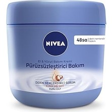 Renas Store Nıvea Nemlendirici El ve Vücut Bakım Kremi Pürüzsüzleştirici 400 Ml, Kuru Ciltler,48 Saat Yoğun Nemlendirme,shea Yağı