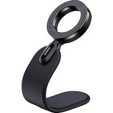 Renas Store Baseus C02 Go Manyetik Araç Telefonu Tutacağı, 360° Dönebilen Mobil Tutucu, iPhone 15 Pro Max Için Ultra Güçlü Mıknatıslı Bükülebilir Tasarım Araç Telefonu Tutacağı, Samsung S24 Ultra