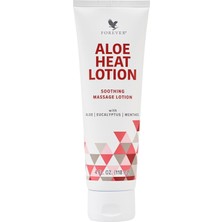 Renas Store Forever Living Products Aloe Heat Lotion, Isıtıcı ve Rahatlatıcı Masaj Losyonu, Aloe Vera, Mentol, Kafur ve Okaliptüs Yağı Içerir, 118 ml