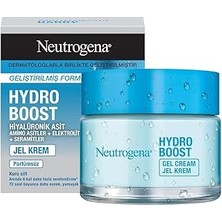 Renas Store Neutrogena – Hydro Boost Jel-Krem (50 ml Kavanoz) — Hyalüronik Asit ve Bitkisel Trehaloz Içeren Hassas Ciltler Için Nemlendirici Krem — Taze ve Işıltılı Bir Cilt Için Nemlendirici Jel