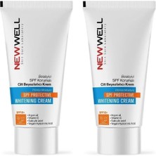 Renas Store New Well 2 Adet Besleyici Spf Korumalı Cilt Beyazlatıcı Krem 50ML, T1000023
