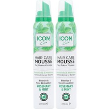 Renas Store Icon Care Icon Saç Bakım Köpüğü Rosemary & Mınt 2'li Set
