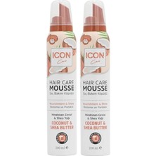 Renas Store Icon Saç Bakım Köpüğü Coconut & Shea Butter 2'li Set