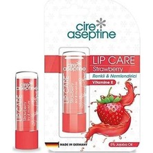 Renas Store Cire Aseptine Lip Care Strawberry Renkli Dudak Nemlendirici 4,5 G