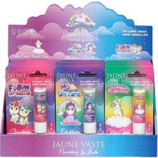 Renas Store Jaune Vaste Lip Balm Kids Unicorn Dudak Kremi 12'li Karma Stant