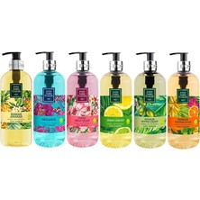 Renas Store Eyüp Sabri Tuncer Sıvı Sabun Seti Ayvalık Zeytin Çiçeği, Çeşme Limonu, Japon Kiraz Çiçeği, Okyanus, Bodrum Mandalinası, Hawaii Ananas 500 ml