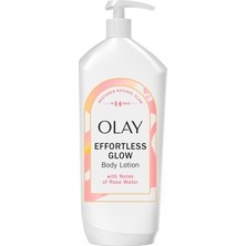 Renas Store Olay Effortless Glow Gül Suyu Özlü Nemlendirici Vücut Losyonu 532ML