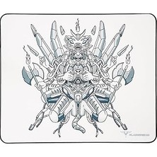 Renas Store Klasse Blitz Speed Series 480X400X4 mm E-Sports Gaming Oyuncu Mouse Pad (G-Bear White)