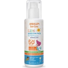 Renas Store Mixup Doğal Içerikli Vegan Sertifikalı Spf 50+ Çoçuk Güneş Kremi Aloe Vera,mineral,çinko Içerikli 75 ml