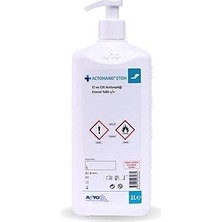 Renas Store Actohand® Etoh 1l – El ve Cilt Antiseptiği |%80 Etanol (V/v) Içerikli Hızlı Etkili Dezenfektan | Zararlı Mikroorganizmalara Karşı Etkin Koruma | Cilt Dostu, Hızlı Kuruyan Formül