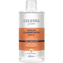 Renas Store Celenes By Sweden Sea Buckthorn Misel Temizleme Suyu Yağlı ve Karma Ciltler, 400 ml