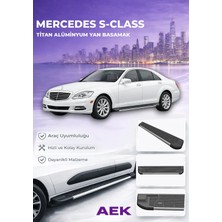 AEK Modern Mercedes  S Class Premium Titan Alüminyum Yan Basamak