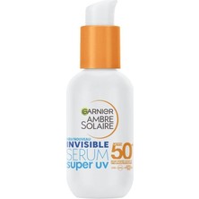 Renas Store Garnier Ambre Solaire Invisible Süper Uv Günlük Güneş Koruyucu Serum SPF50 30 ml