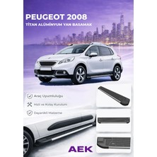 AEK Modern Peugeot 2008 Premium Titan Alüminyum Yan Basamak