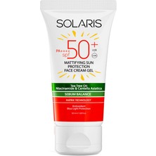 Renas Store Solaris Yağlı Cilt Tipleri Için Mat Bitişli Jel Güneş Kremi Spf 50+ (50 Ml)
