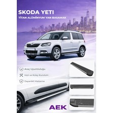 AEK Modern Skoda Yeti Premium Titan Alüminyum Yan Basamak