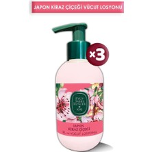 Renas Store Eyüp Sabri Tuncer Japon Kiraz Çiçeği El ve Vücut Losyonu 280 ml x 3