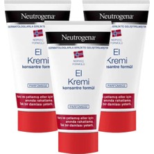 Renas Store Neutrogena Norveç Formülü El Kremi Parfümsüz 75 ml 3 Adet