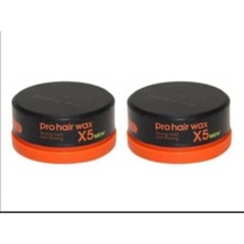Renas Store Morfose Prohair X5 Men Wax Strong Hold Turuncu 150 ml 2'li Set