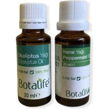 Renas Store Botalife Ferahlık Serisi Nane & Okaliptüs Yağı 20 ML%100 Saf Uçucu Yağ SETI,SKBTLF0048FRH