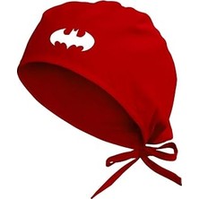 Renas Store Batman Temalı Özel Tasarım Bone Kırmızı