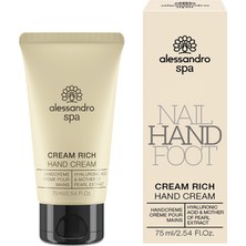 Renas Store Alessandro Spa Cream Rich Handcreme Sıkılaştırıcı El Kremi 75 ml