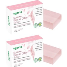Renas Store Agarta El Yapımı Doğal Sabun 150GR Kuru ve Hassas Ciltler, 2 Li Set
