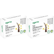Renas Store Agarta El Yapımı Doğal Sabun, Saç Dökülmesine Karşı, 150G, 2'li Set