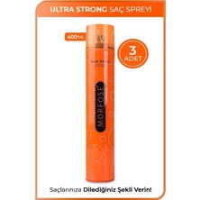 Renas Store Ultra Sert Saç Spreyı 400 ml 3 Adet
