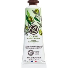 Renas Store Yves Rocher El Kremi- Nemlendirici Besleyici Ferahlatıcı Zeytin Turunç - VEGAN-30ML