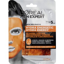 Renas Store L'oreal Paris Men Expert Hydra Energetic Face Mask For Men (30G / 1.05 Oz)
