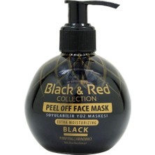 Renas Store Black & Red Slikonlu Yüz Maskesi Siyah 250 ml