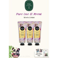 Renas Store Eyüp Sabri Tuncer 3'lü Pure Love El ve Vücut Kremi 50 ml Tüp ve Rosıe Pamuk 60'lı