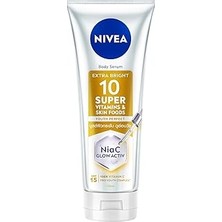 Renas Store Nıvea SUPER10 Serum Etkili Vücut Losyonu SPF15 170 Ml, Aydınlatıcı, Sıkılaştırıcı, Nemlendirici, C Vitamini, Niasinamid