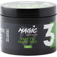 Renas Store Magic Cosmetics Mat ve Doğal Görünüm Sağlayan Saç Şekillendirici Wax 150 ml | Güçlü & Kalıcı Tutuş | Kadın ve Erkek Için Saç Şekillendirme Vaksı | Tüm Saç Tipleri