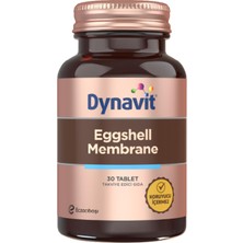 Renas Store Dynavit Eggshell Membrane 30 Tablet-Yumurta Kabuğu Zarı,msm,vitamin C,akgünlük ve Zerdeçal Ekstresi,manganez