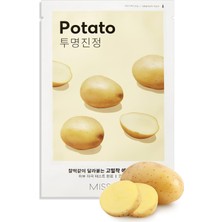 Renas Store Mıssha Airy Fit Patates Özlü Aydınlık Görünüm Sunan Yaprak Maske (1AD) Airy Fit Sheet Mask Potato