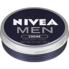 Renas Store Nıvea Men Creme - Multipurpose Cream For Men - Face, Hand And Body Lotion - 5.3 Oz. Tin