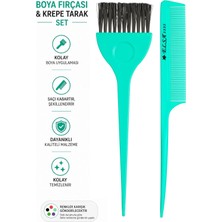Renas Store Elsa Professional Saç Boya Fırçası ve Krepe Tarak Set