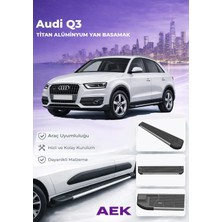 AEK Modern Audi Q3 Premium Titan Alüminyum Yan Basamak