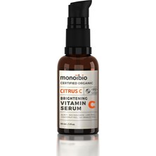 Renas Store Cıtrus C Cosmos Organik Sertifikalı Vitamini C Serumu – Yaşlanma Karşıtı Aydınlatıcı Gündüz Gece Kullanıma Uygun C Vitamini Yüz Serumu Süt Formunda – Vegan Sertifikalı 30 ml