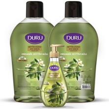 Renas Store Duru Organik Zeytinyağlı Zeytin Çiçeği Sıvı Sabun 1,5+1,5+500ML