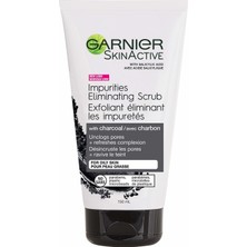 Renas Store Garnıer Skinactive Siyah Nokta Karşıtı Kömürlü Yüz Peelingi 150ML, 603084410354