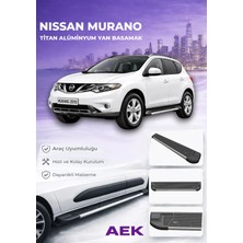 AEK Modern Mitsubishi Murano Premium Titan Alüminyum Yan Basamak