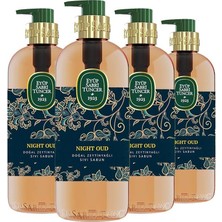 Renas Store Eyüp Sabri Tuncer Night Oud Doğal Zeytinyağlı Sıvı Sabun 500 ml x 4