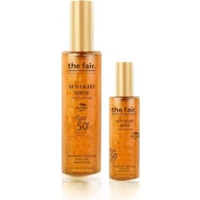 Renas Store The Fair. The Fair. Sun Light Shine Spf 50+ /pa++++ Parıltılı Güneş Koruyucu Vücut ve Saç Yağı 130 ml