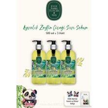 Renas Store Eyüp Sabri Tuncer 3 Adet Ayvalık Zeytin Çiçeği Sıvı Sabun 500 ml ve Rosıe Pamuk