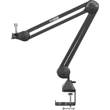 Renas Store Hepa Merz N-PRO33 Yüksek Kaliteli Stüdyo Tipi Masa Mikrofon Standı Sehpası (33X33 Cm)
