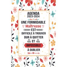 Renas Store Agenda Maîtresse 2023 2024: Planificateur Hebdomadaire 1 Semaine Sur 2 Pages - Cadeau Maîtresse D'école - Du 31 Aout 2023- 31 Juillet 2024.